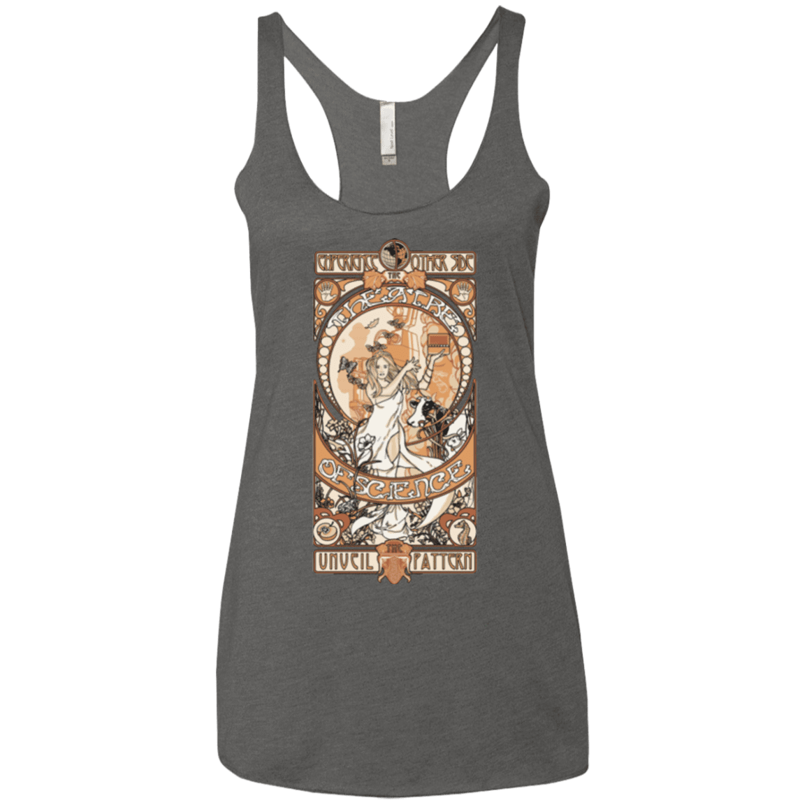 T-Shirts Premium Heather / X-Small Theatre of science Women's Triblend Racerback Tank