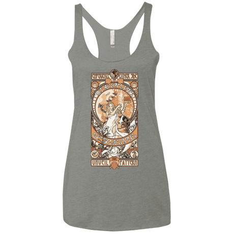 T-Shirts Venetian Grey / X-Small Theatre of science Women's Triblend Racerback Tank