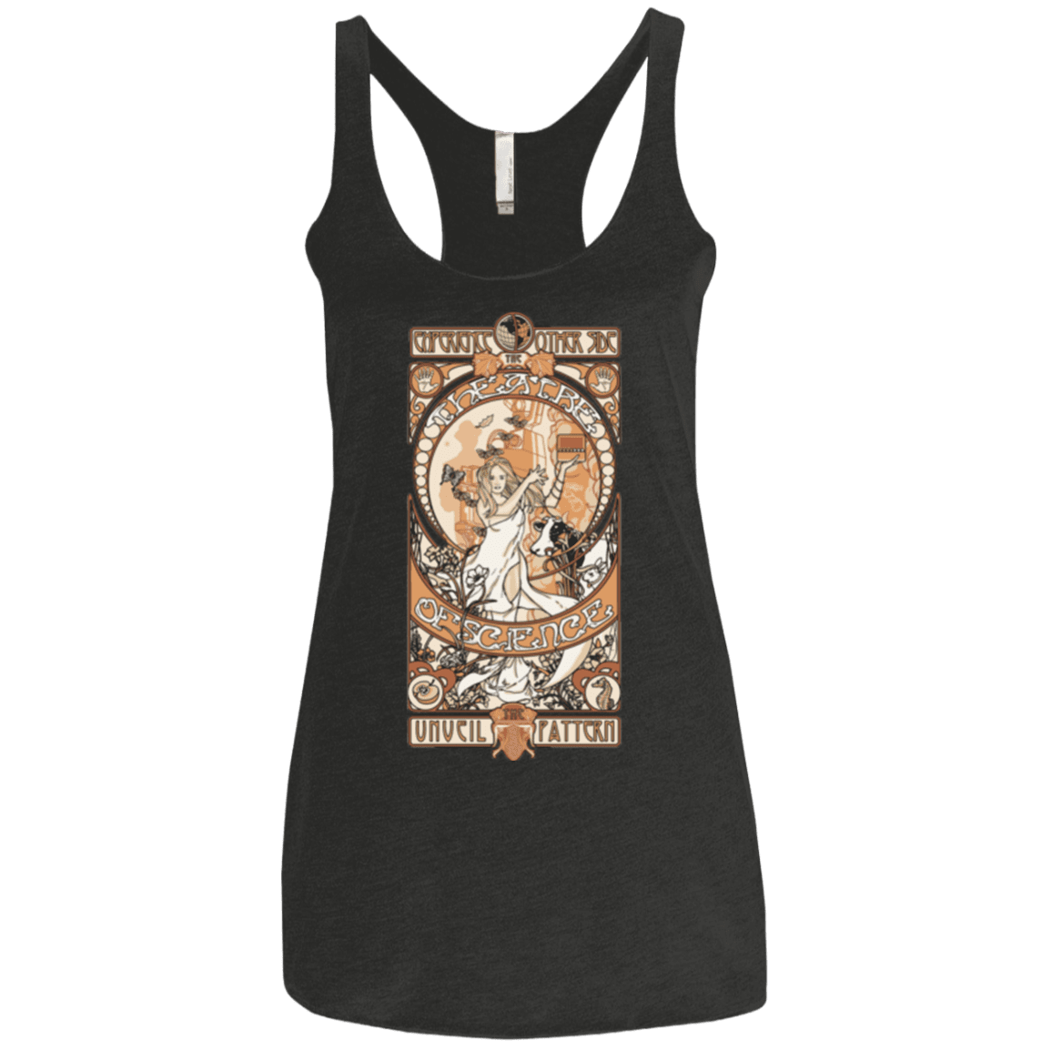T-Shirts Vintage Black / X-Small Theatre of science Women's Triblend Racerback Tank