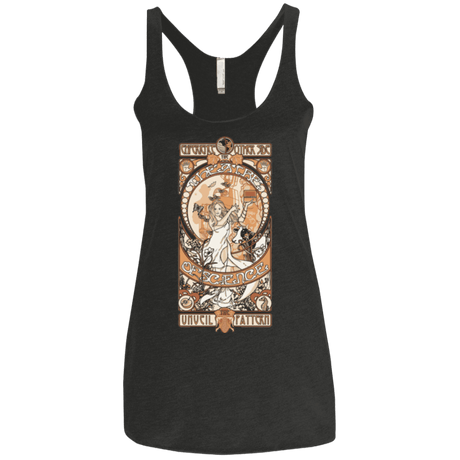 T-Shirts Vintage Black / X-Small Theatre of science Women's Triblend Racerback Tank
