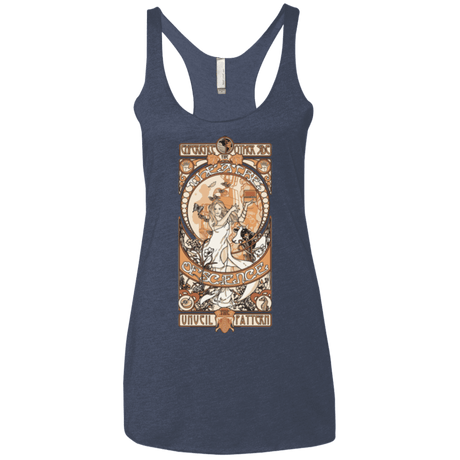 T-Shirts Vintage Navy / X-Small Theatre of science Women's Triblend Racerback Tank