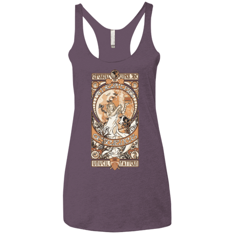 T-Shirts Vintage Purple / X-Small Theatre of science Women's Triblend Racerback Tank