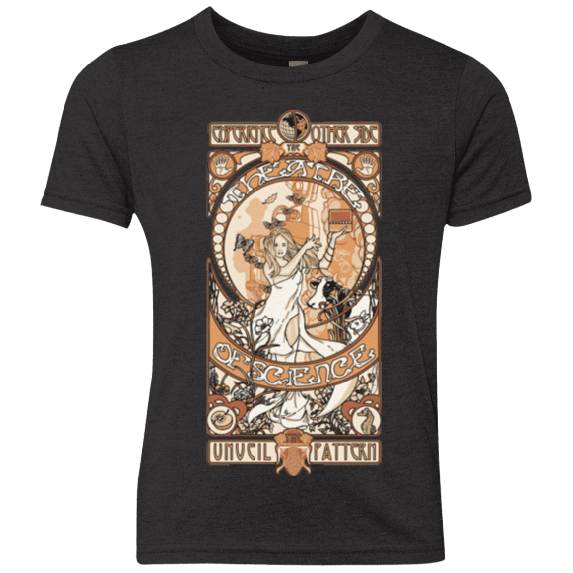 T-Shirts Vintage Black / YXS Theatre of science Youth Triblend T-Shirt