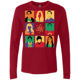 T-Shirts Cardinal / Small Theory pop Men's Premium Long Sleeve