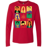 T-Shirts Red / Small Theory pop Men's Premium Long Sleeve