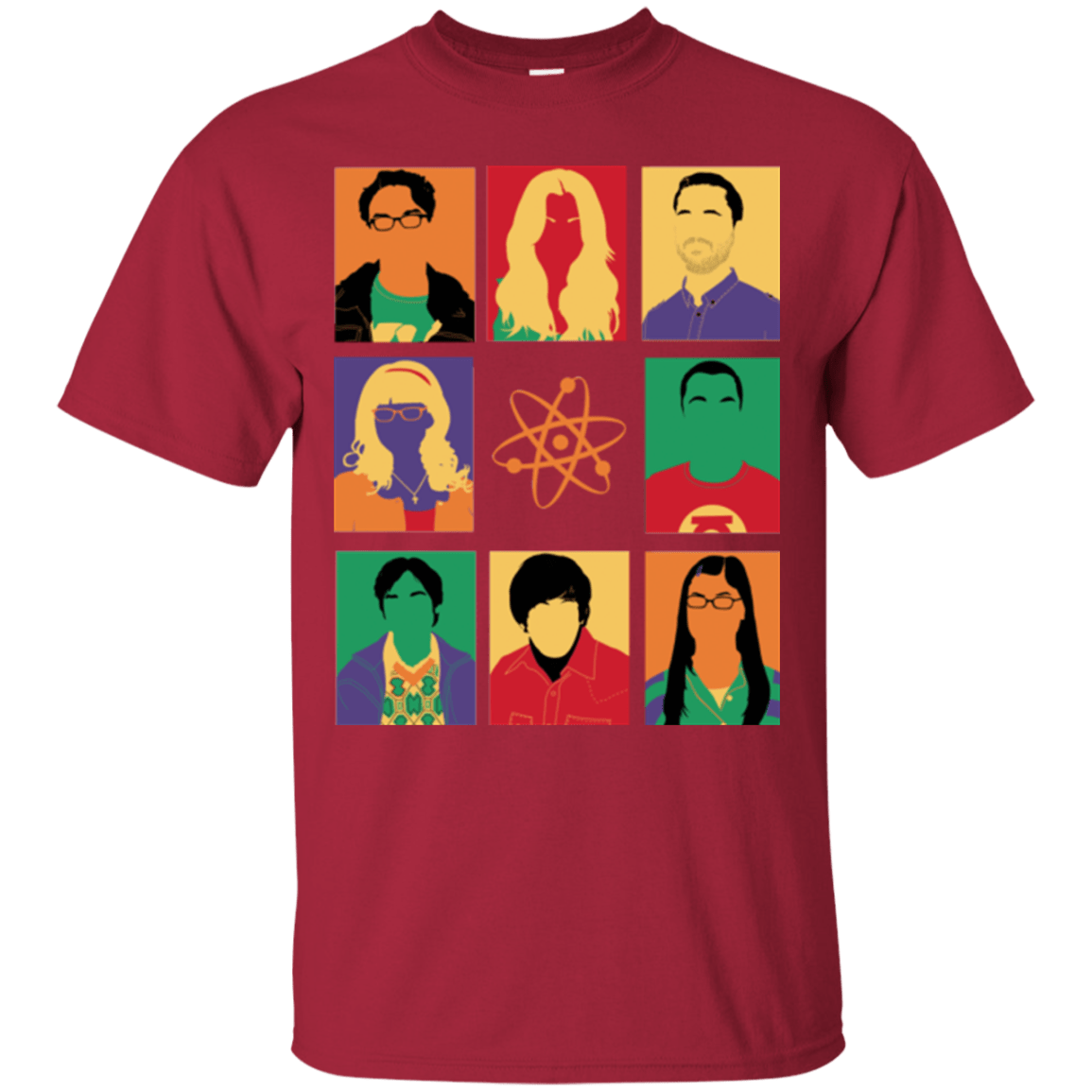 T-Shirts Cardinal / Small Theory pop T-Shirt