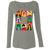 T-Shirts Venetian Grey / Small Theory pop Women's Triblend Long Sleeve Shirt