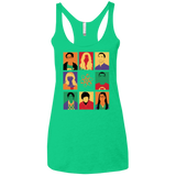 T-Shirts Envy / X-Small Theory pop Women's Triblend Racerback Tank
