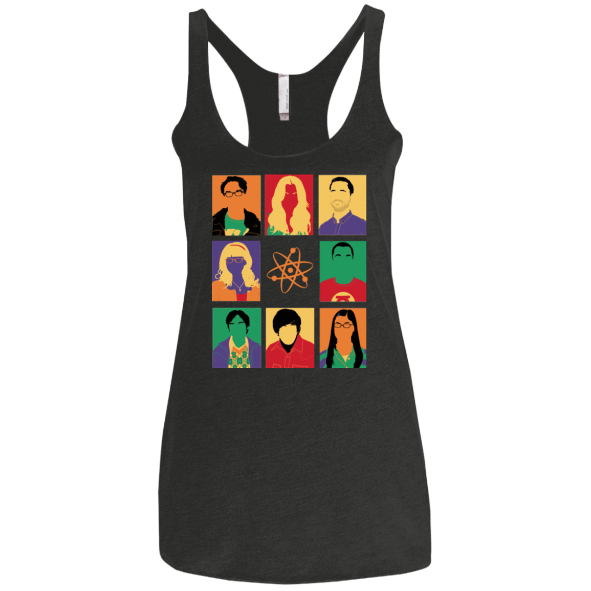 T-Shirts Vintage Black / X-Small Theory pop Women's Triblend Racerback Tank
