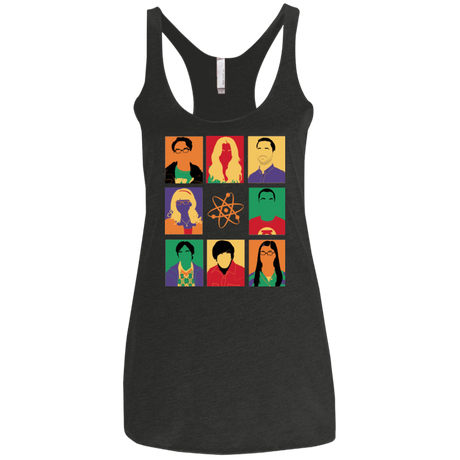 T-Shirts Vintage Black / X-Small Theory pop Women's Triblend Racerback Tank
