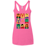 T-Shirts Vintage Pink / X-Small Theory pop Women's Triblend Racerback Tank