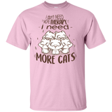 T-Shirts Light Pink / S Therapy Cats T-Shirt