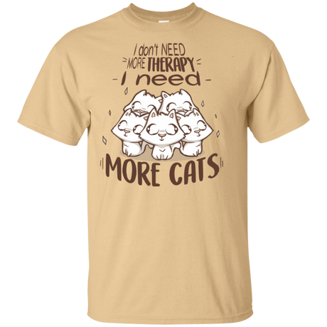 T-Shirts Vegas Gold / S Therapy Cats T-Shirt