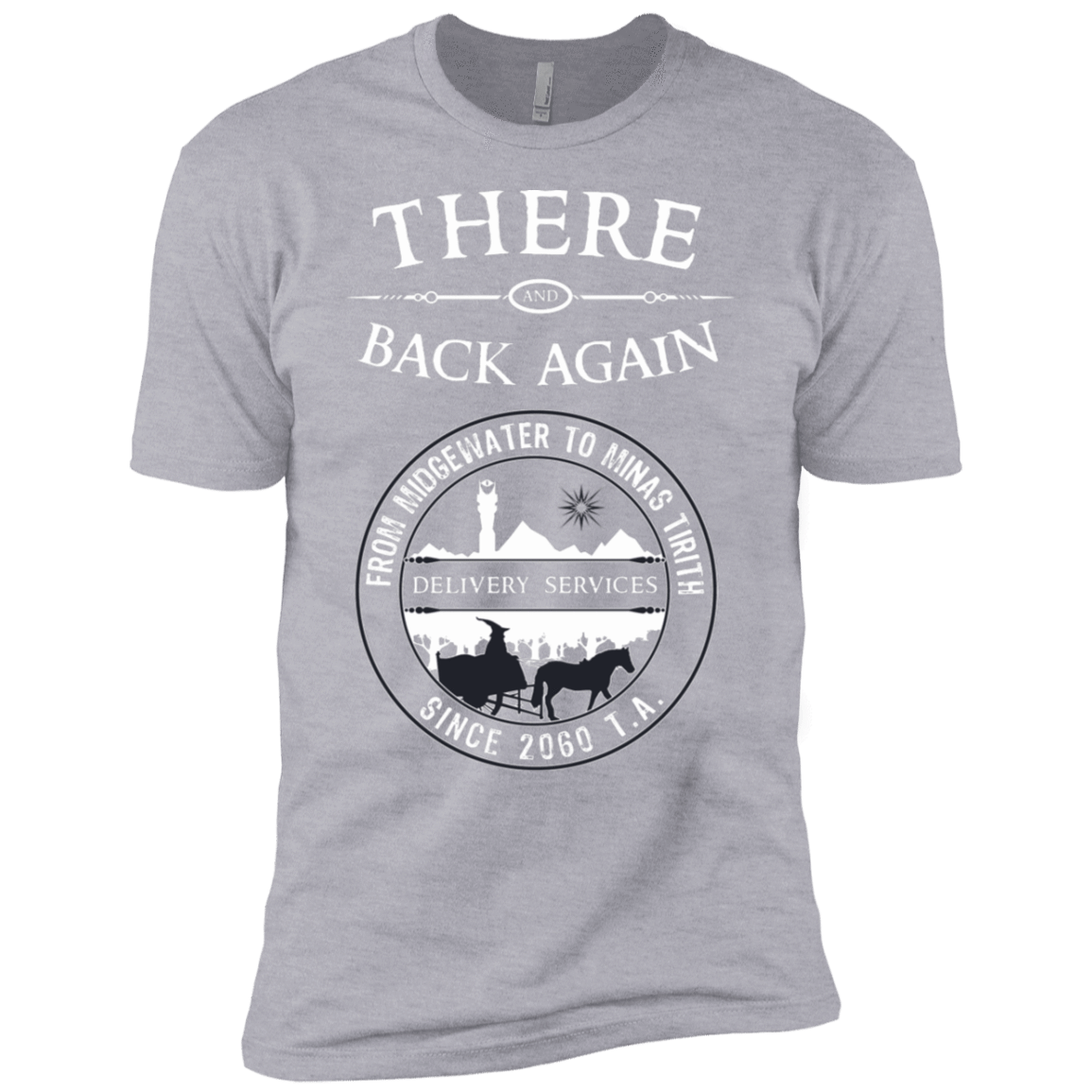 T-Shirts Heather Grey / YXS There and Back Again Boys Premium T-Shirt