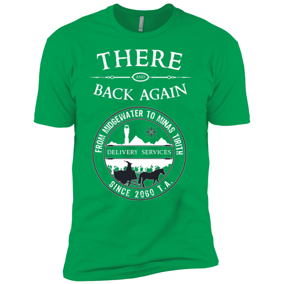 T-Shirts Kelly Green / YXS There and Back Again Boys Premium T-Shirt