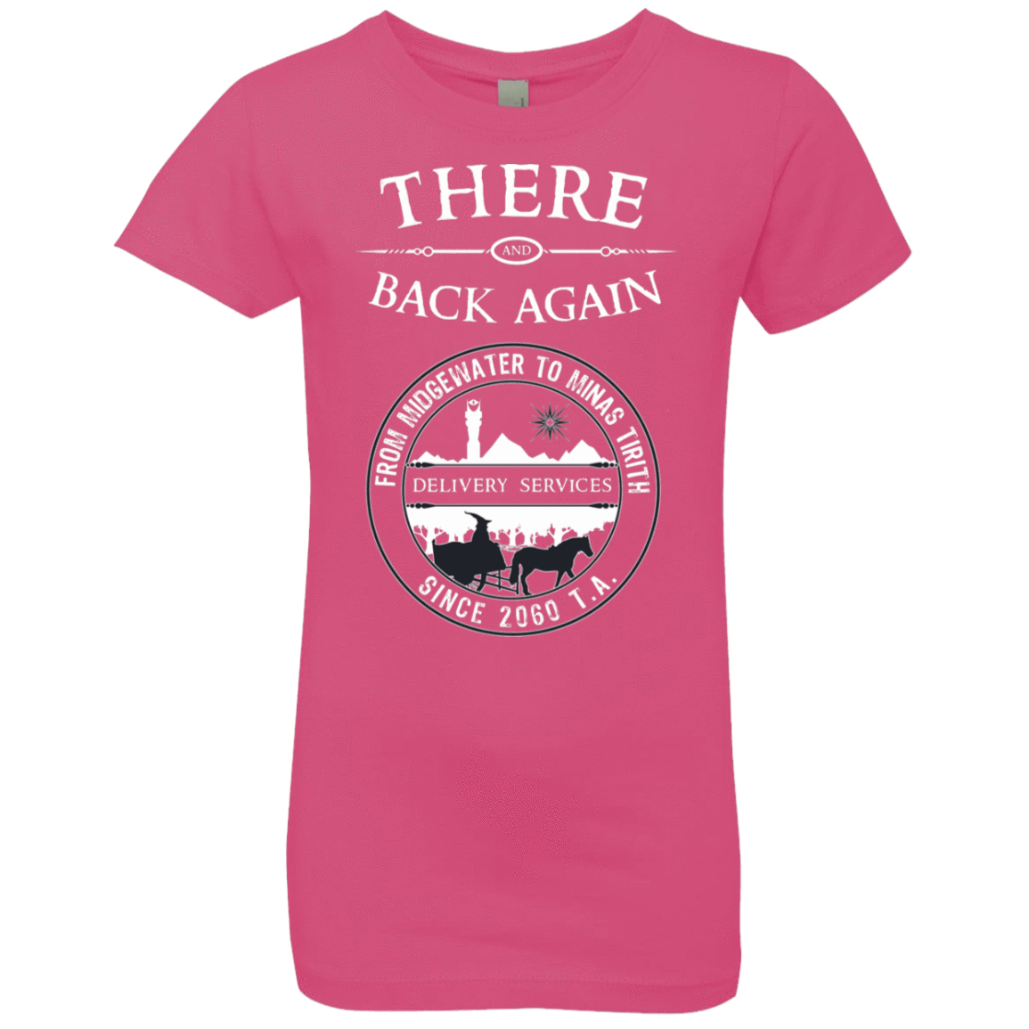 T-Shirts Hot Pink / YXS There and Back Again Girls Premium T-Shirt