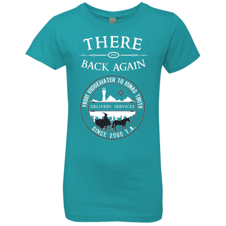 T-Shirts Tahiti Blue / YXS There and Back Again Girls Premium T-Shirt