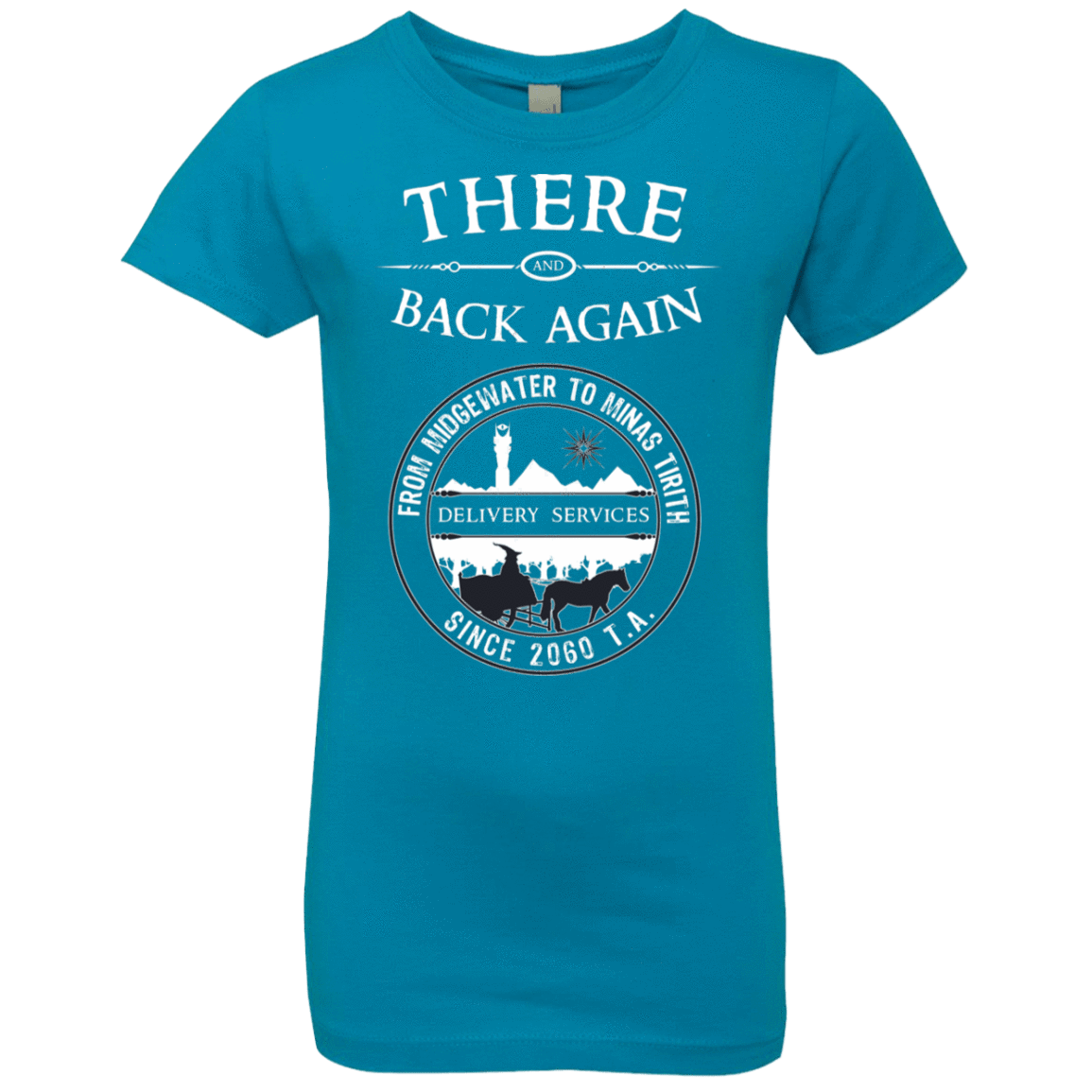 T-Shirts Turquoise / YXS There and Back Again Girls Premium T-Shirt