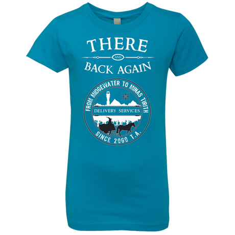 T-Shirts Turquoise / YXS There and Back Again Girls Premium T-Shirt