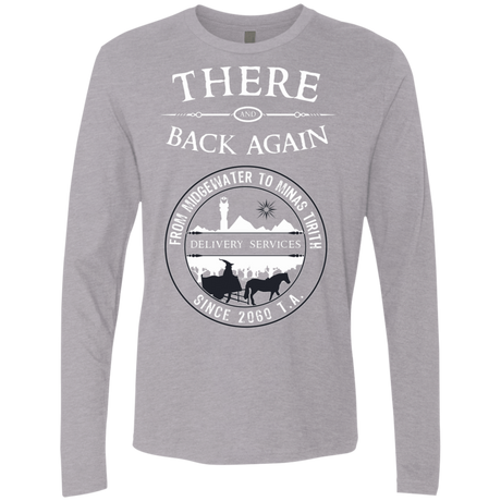 T-Shirts Heather Grey / S There and Back Again Men's Premium Long Sleeve