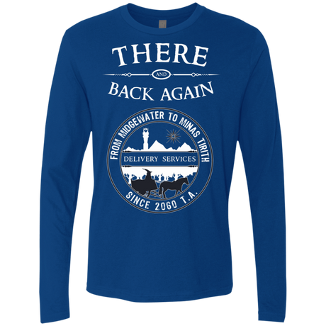 T-Shirts Royal / S There and Back Again Men's Premium Long Sleeve