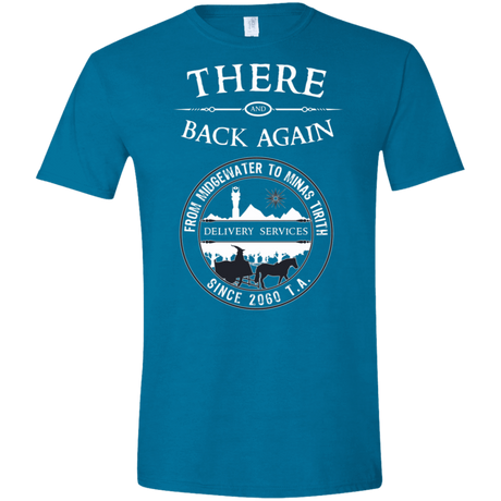 T-Shirts Antique Sapphire / S There and Back Again Men's Semi-Fitted Softstyle