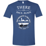 T-Shirts Heather Royal / X-Small There and Back Again Men's Semi-Fitted Softstyle
