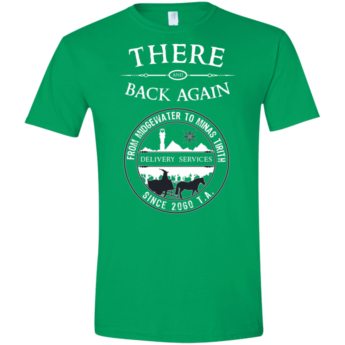 T-Shirts Irish Green / S There and Back Again Men's Semi-Fitted Softstyle