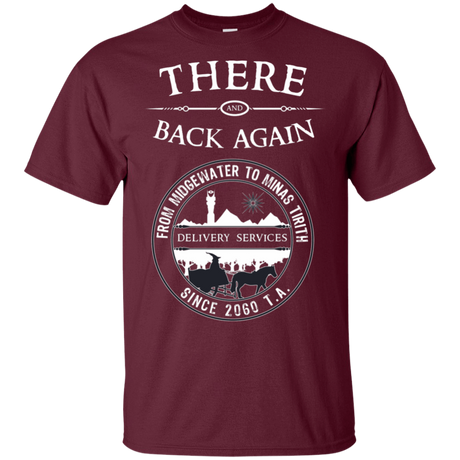 T-Shirts Maroon / S There and Back Again T-Shirt