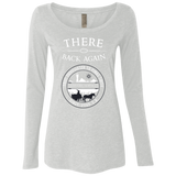 T-Shirts Heather White / S There and Back Again Women's Triblend Long Sleeve Shirt