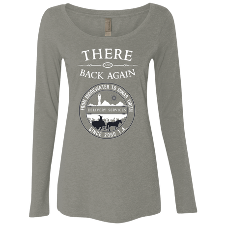 T-Shirts Venetian Grey / S There and Back Again Women's Triblend Long Sleeve Shirt