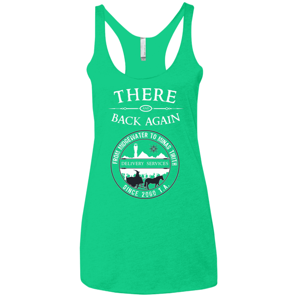 T-Shirts Envy / X-Small There and Back Again Women's Triblend Racerback Tank