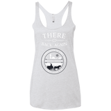 T-Shirts Heather White / X-Small There and Back Again Women's Triblend Racerback Tank