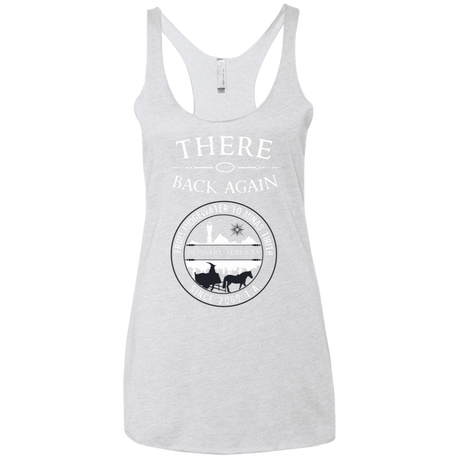 T-Shirts Heather White / X-Small There and Back Again Women's Triblend Racerback Tank
