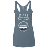 T-Shirts Indigo / X-Small There and Back Again Women's Triblend Racerback Tank