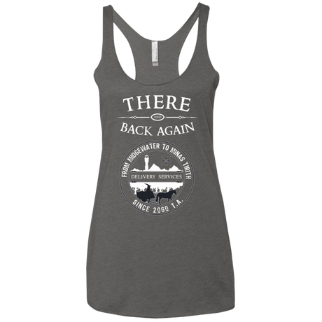 T-Shirts Premium Heather / X-Small There and Back Again Women's Triblend Racerback Tank