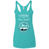 T-Shirts Tahiti Blue / X-Small There and Back Again Women's Triblend Racerback Tank