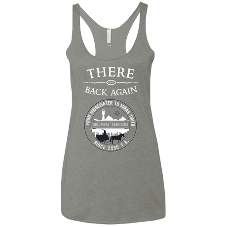 T-Shirts Venetian Grey / X-Small There and Back Again Women's Triblend Racerback Tank