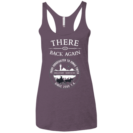 T-Shirts Vintage Purple / X-Small There and Back Again Women's Triblend Racerback Tank