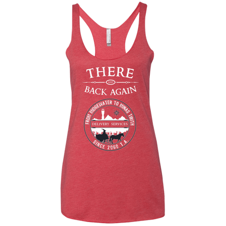 T-Shirts Vintage Red / X-Small There and Back Again Women's Triblend Racerback Tank