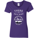 T-Shirts Purple / S There and Back Again Women's V-Neck T-Shirt