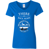 T-Shirts Royal / S There and Back Again Women's V-Neck T-Shirt