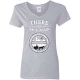 T-Shirts Sport Grey / S There and Back Again Women's V-Neck T-Shirt