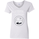 T-Shirts White / S There and Back Again Women's V-Neck T-Shirt