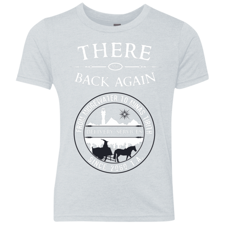 T-Shirts Heather White / YXS There and Back Again Youth Triblend T-Shirt