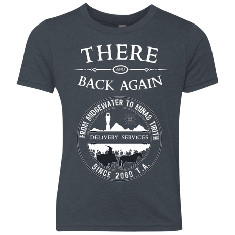 T-Shirts Vintage Navy / YXS There and Back Again Youth Triblend T-Shirt