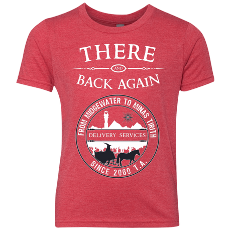 T-Shirts Vintage Red / YXS There and Back Again Youth Triblend T-Shirt