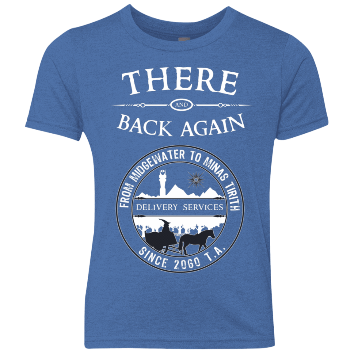 T-Shirts Vintage Royal / YXS There and Back Again Youth Triblend T-Shirt