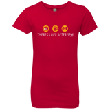 T-Shirts Red / YXS There Is Life After 5PM Girls Premium T-Shirt