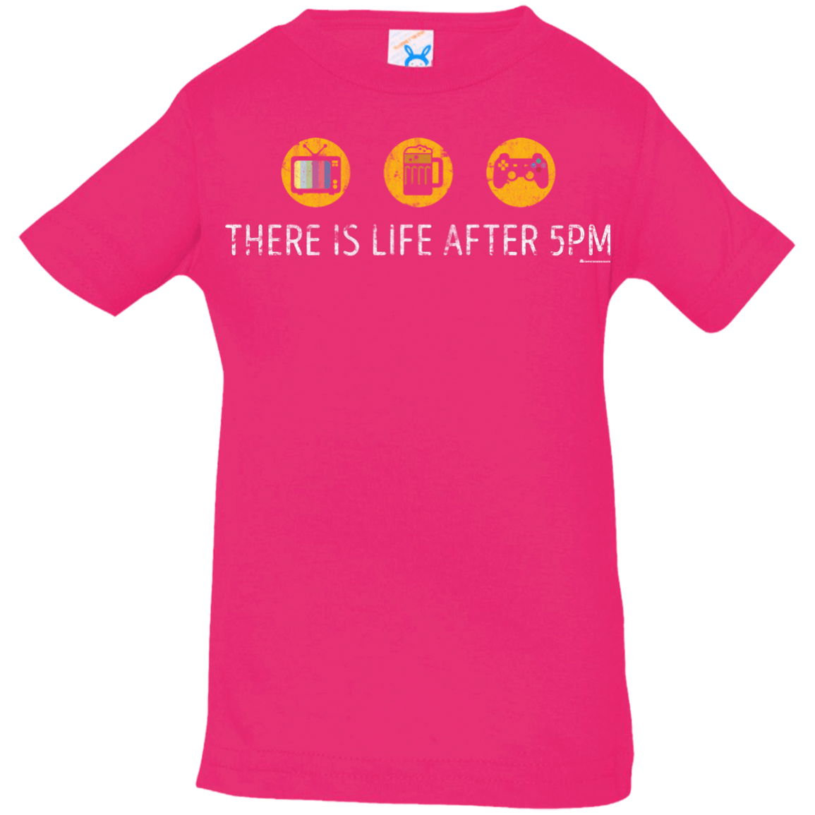T-Shirts Hot Pink / 6 Months There Is Life After 5PM Infant Premium T-Shirt